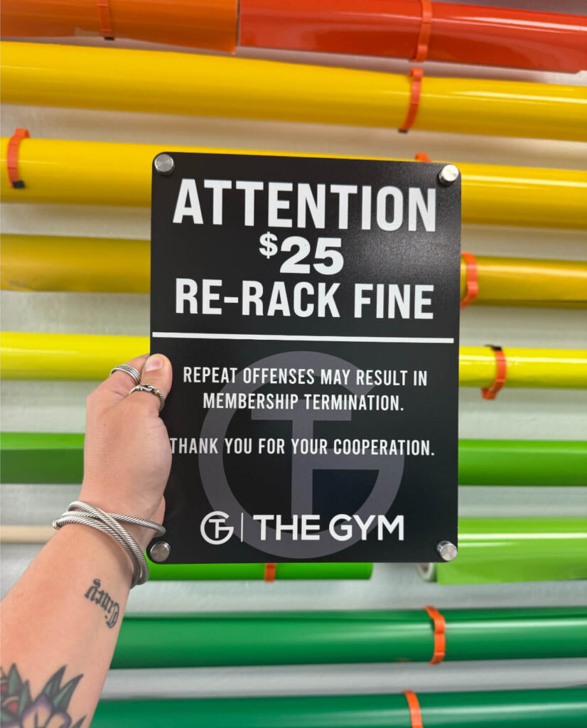 Attention $25 Re-rack fine